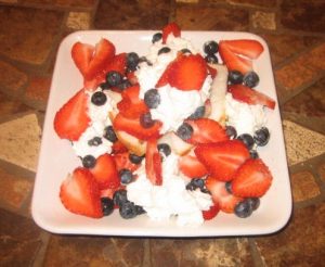 blueberry dessert